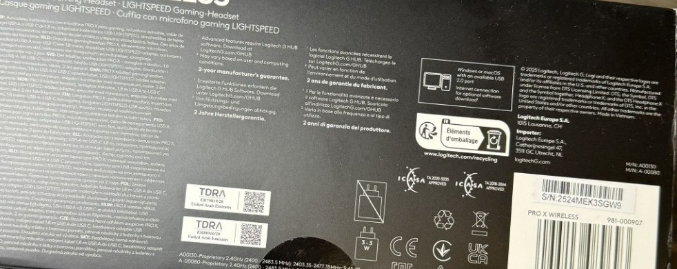 Logitech PRO X wireless оригінал  нові. Харків - фото 2