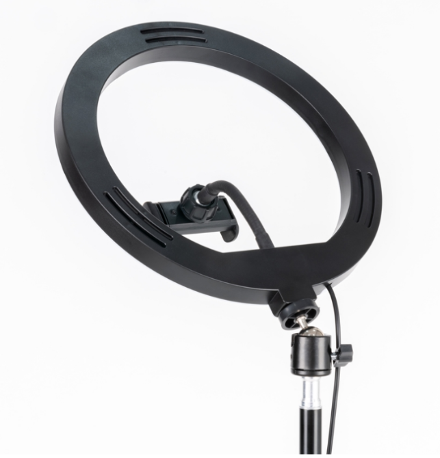Набір Трипод + Кольцева LED лампа з підсвічуванням d26cм h2,1м чорний Havit HV-ST7026 Житомир - фото 3