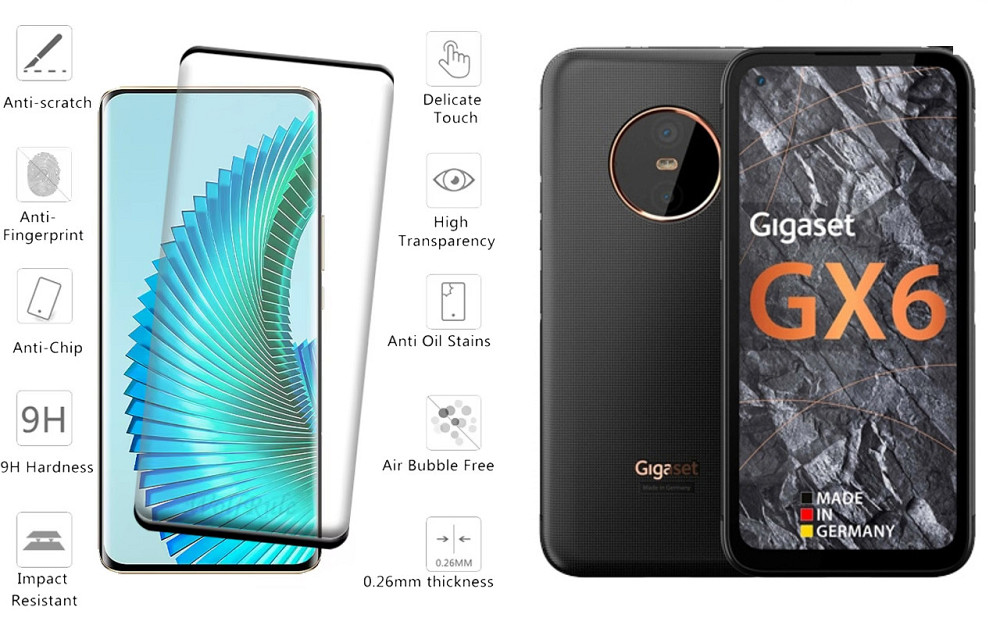 Защитное стекло HyperGlass Pro для Gigaset GX6 – максимальная чувствительность и защита Киев - изображение 2