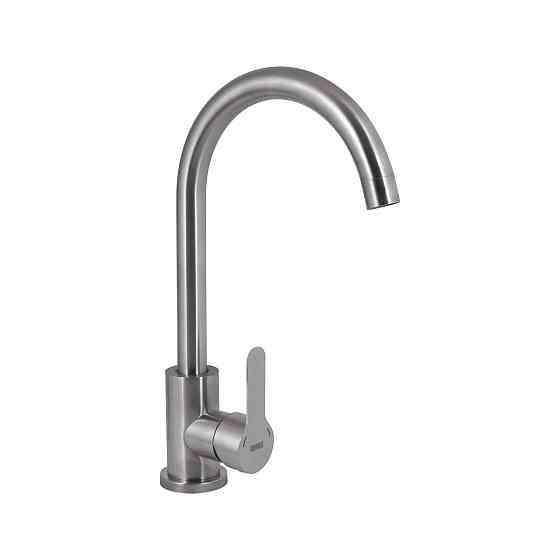 Змішувач для кухні U-подібний Brinex Pure 015F U-подібний Nickel BRIPUR015FNKL Київ