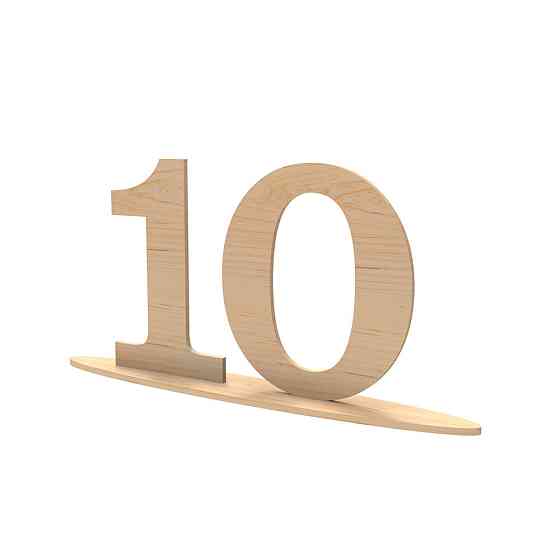 Номерки деревянные настольные Киев