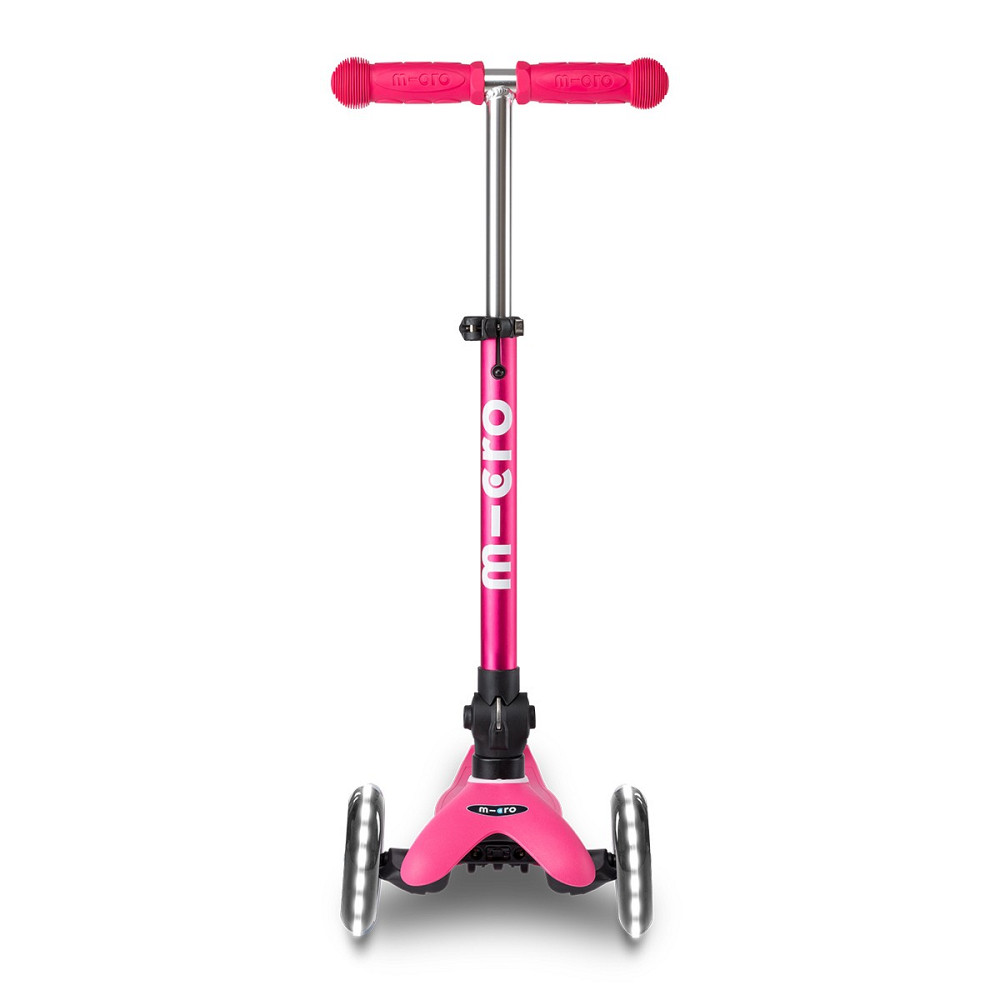 Самокат MICRO складний серії Mini Deluxe Foldable LED – Рожевий Дніпро - фото 4