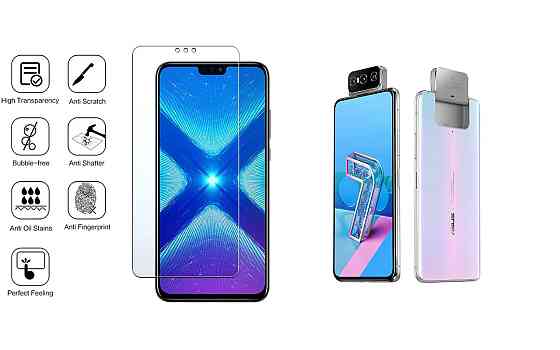 Защитное стекло NeoGlass для Asus ZenFone 7, Zenfone 7 Pro – ультрапрозрачное и устойчивое Киев