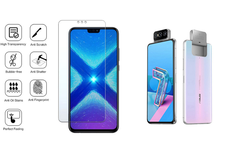 Защитное стекло NeoGlass для Asus ZenFone 7, Zenfone 7 Pro – ультрапрозрачное и устойчивое Киев - изображение 4