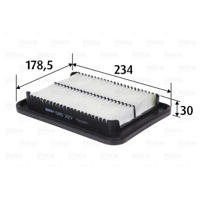 Воздушный фильтр для автомобиля Valeo 585227 Винница - изображение 1