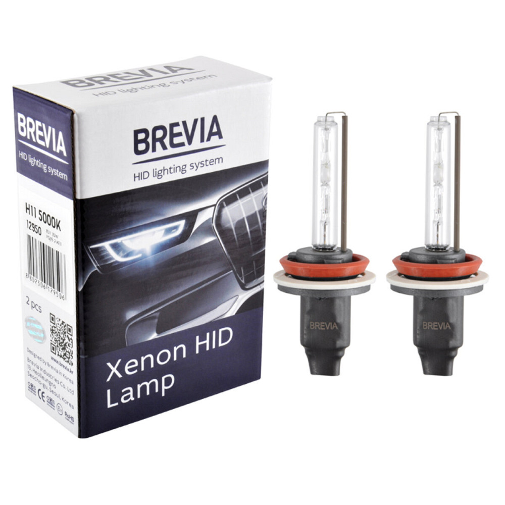 Ксенонова лампа Brevia H11 5000K, 85V, 35W PGJ19-2 KET, 2шт Киев - изображение 1