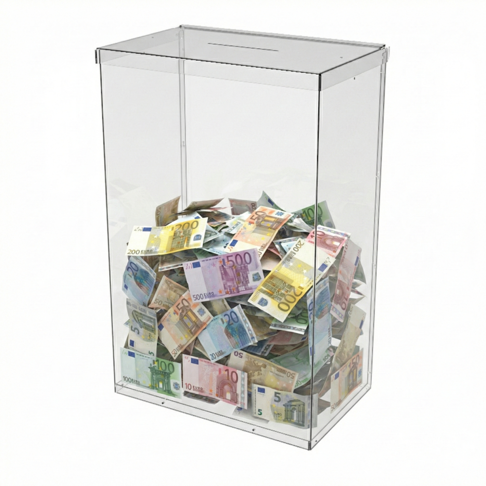 Ящик EKOSTAR без замка для пожертвований и сбора денег 320x200x500. Объем 32 литр Киев - изображение 1