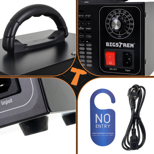 Генератор озону 4 пластины с таймером 1-60 минут Bigstren (25076) 150 Вт Нововолынск - изображение 2