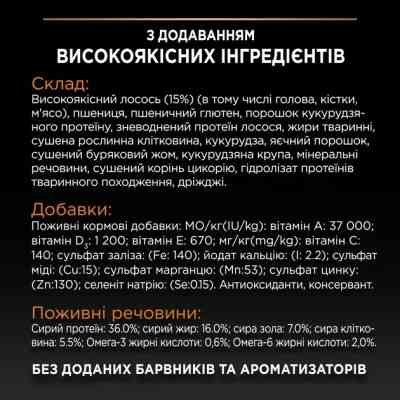 Сухой корм для кошек Purina Pro Plan Elegant с лососем 400 г (7613036544962) Винница