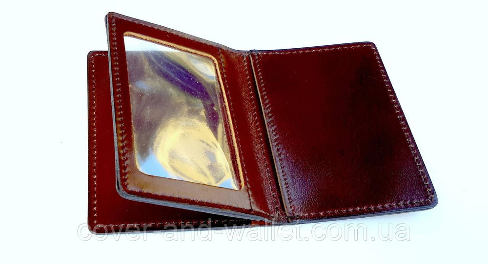 Обкладинка на посвідчення НАБУ (антикорупційне бюро) натуральна шкіра Київ - фото 4