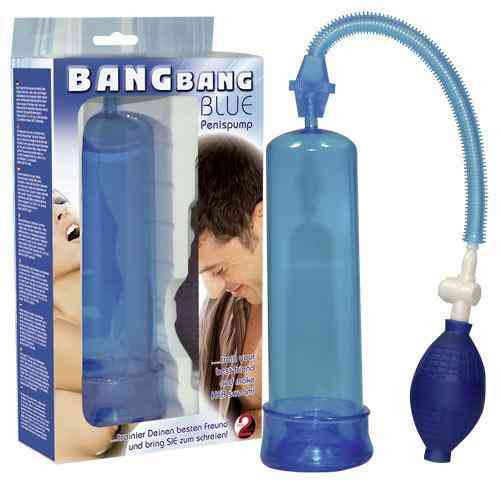 Помпа для пениса BANG BANG (синяя) Sex Aura Киев