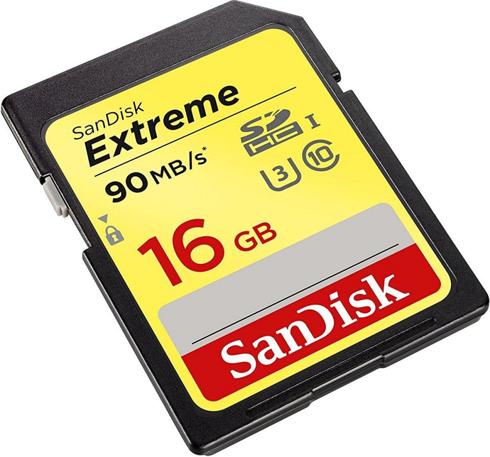 SDHC (UHS-1 U3) SanDisk Extreme 16Gb class 10 (90Mb/s, 600x) Киев - изображение 1