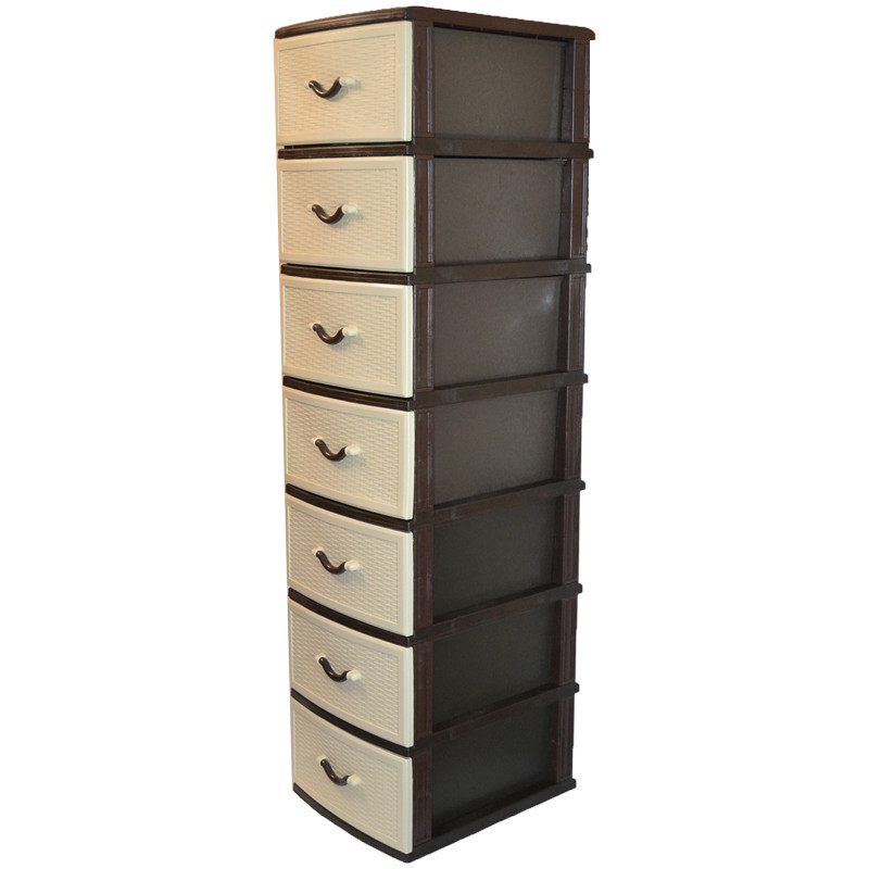 Комод пластиковий Style (Стиль) 7 ящиків 48х38х155 Одеса - фото 2