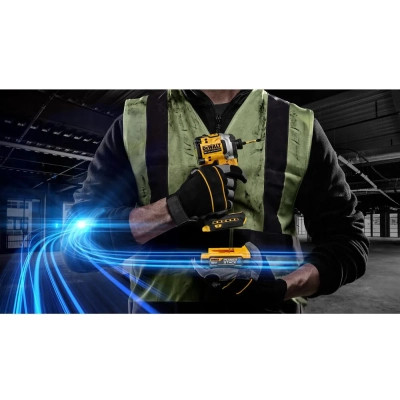 Шуруповерт DeWALT 18 В XR Li-lon PowerStack 2x1.7Ah, 206 Нм, кейс TSTAK (DCF850E2T) Винница - изображение 6