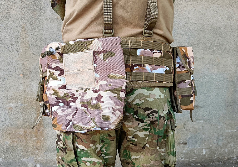 Розвантажувальний пояс тактичний (РПС) з комплектом підсумків (5 шт) Palianytsia Advanced Multicam Arid степовий Коломия - фото 4