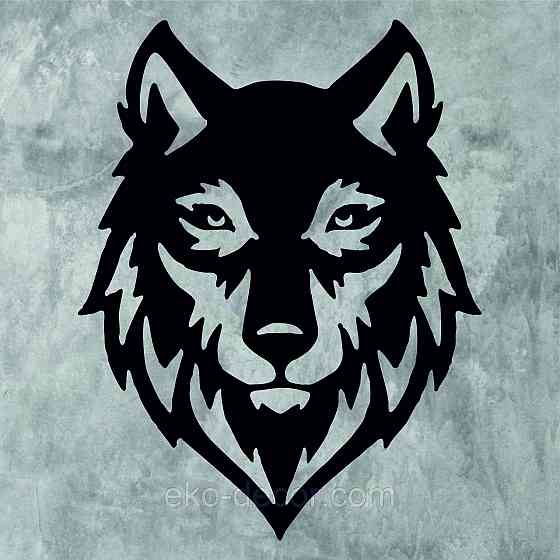 Декоративное настенное Панно «Волк», Декор на стену 110*85 см Киев