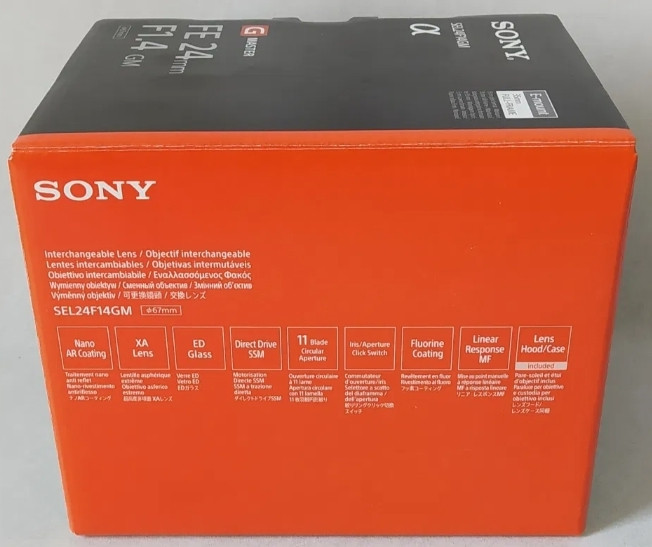 Объектив: SONY SEL24F14GM 24mm.f/1.4 GM FE Киев - изображение 2