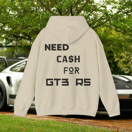 Худі преміум - "need cash for gt3 rs" Чернівці