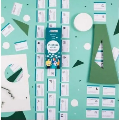 Обучающий набор English Student Карточки для изучения английского языка Phrasal Verbs, украинский (59123258) Винница - изображение 2