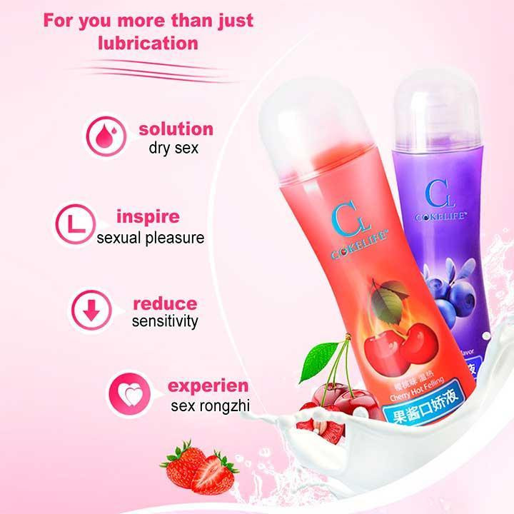 Їстівний лубрикант "CokeLife" 100мл - Вишня - Інтимна змазка Вінниця - фото 6