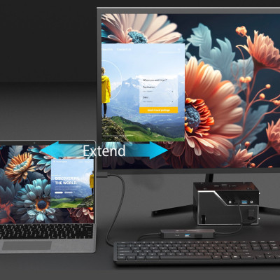 Концентратор J5create USB-C + USB A to 2xUSB + USB-C switch hub (JCH462-N) Винница - изображение 4