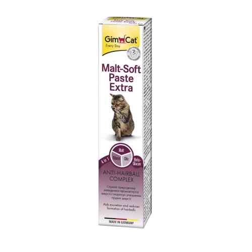 Паста GimCat Every Day Malt-Soft Paste Extra для кошек для вывода шерсти из желудка 20 г Киев