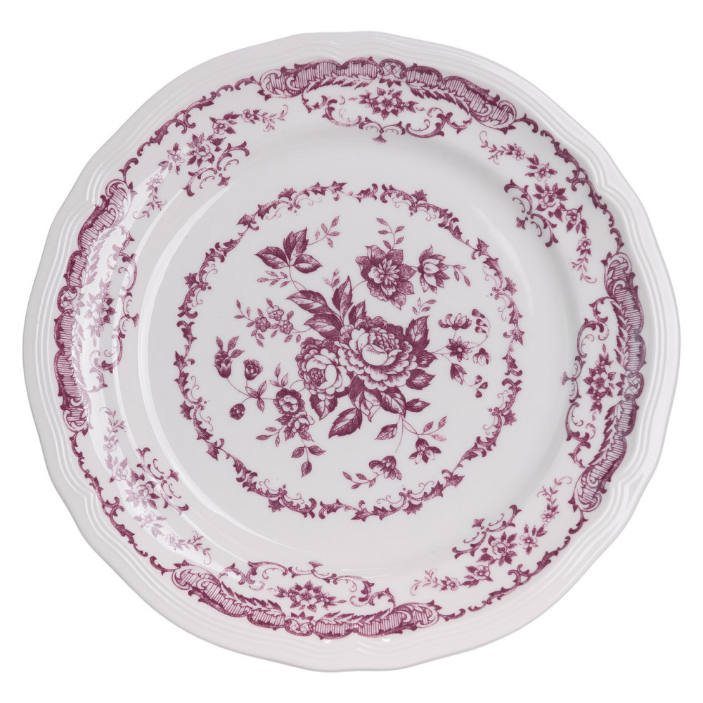 Фарфоровий обідній сервіз на 4 персони, 16 тарілок Рожевий Київ - фото 6