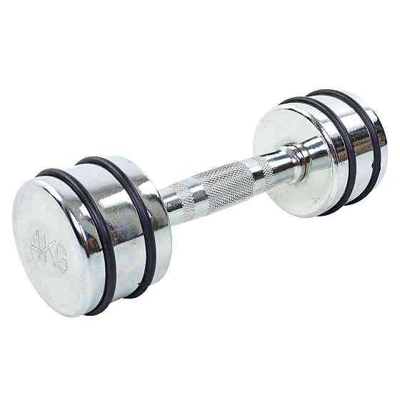 Гантель 4 кг хромированная Record-5204-4 Киев