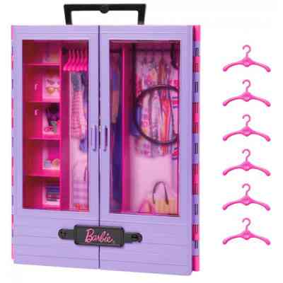 Игровой набор Barbie Сиреневый шкаф для одежды (HJL65) Винница