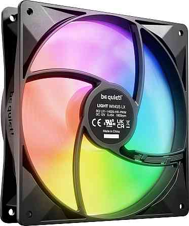 Вентилятор be quiet! Light Wings LX 140mm PWM High-Speed Black (BL129) ( 28173 ) Харків