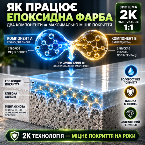 Эпоксидная краска MG для реставрации керамических плиточных поверхностей и мозаики, глянцевая без запаха Графитовая RAL 7012, 1 кг Харьков