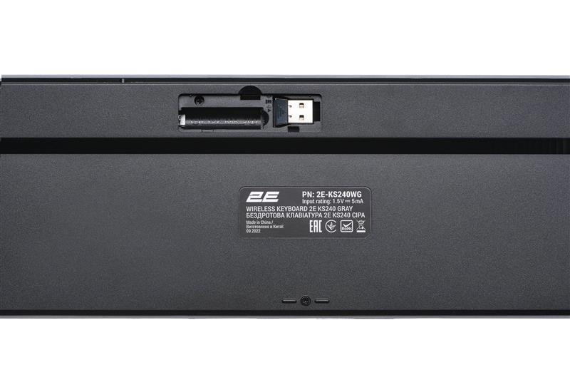 Клавіатура бездротова 2E KS240 WL BT Gray (2E-KS240WG_UA) Сірий Харків - фото 3