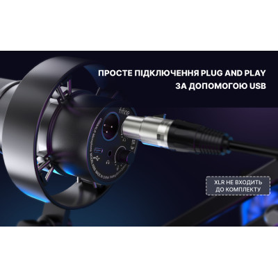 Микрофон Fifine K688 USB Black (K688) Винница - изображение 10
