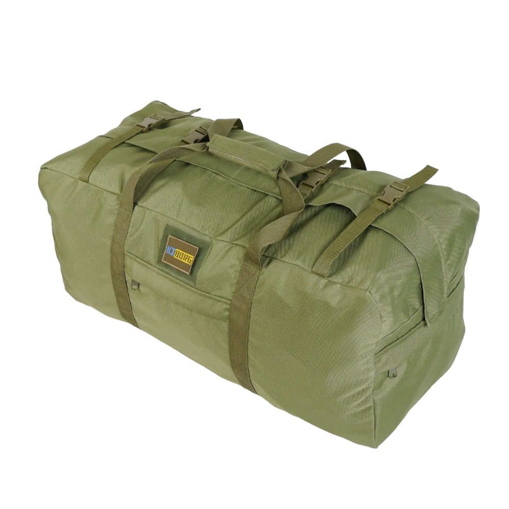Сумка тактическая 100л. Kiborg Military bag Khaki. Большая армейская сумка транспортная хаки Киев - изображение 3