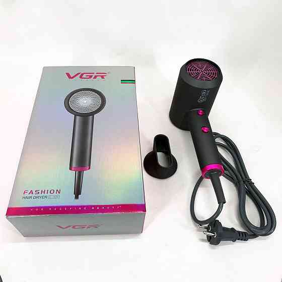 Електричний фен для гладкого волосся VGR, Фен для укладання середнього волосся з потужним мотором FO-17 Івано-Франківськ