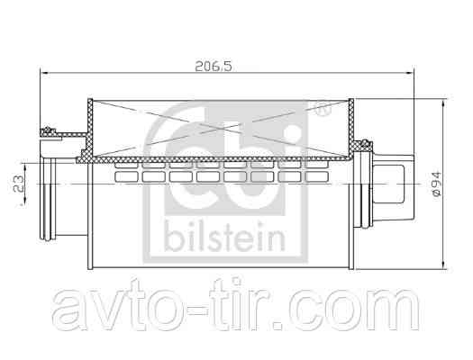 Фільтр масляний MAN (51018040044) NEOPLAN Луцьк