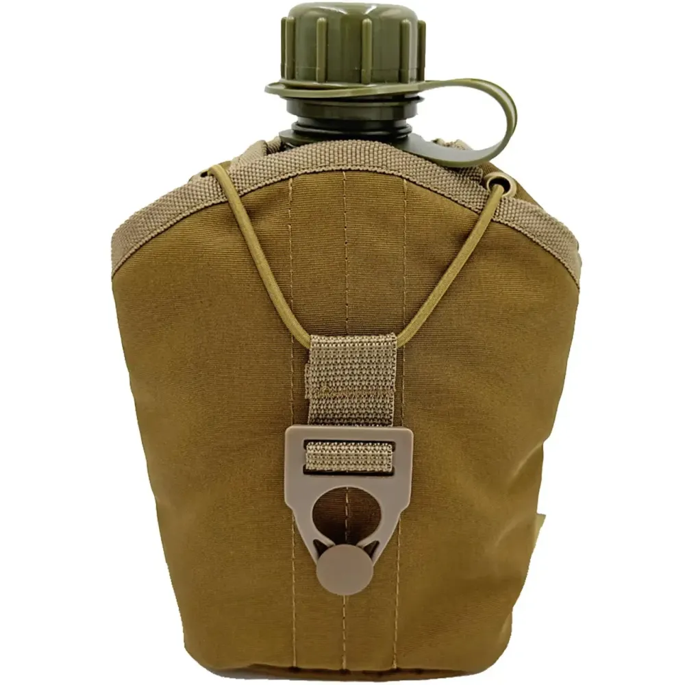 Фляга армійська 1л в чохлі (Піксель, Мультикам, Олива, Койот, МТР) Запоріжжя - фото 1