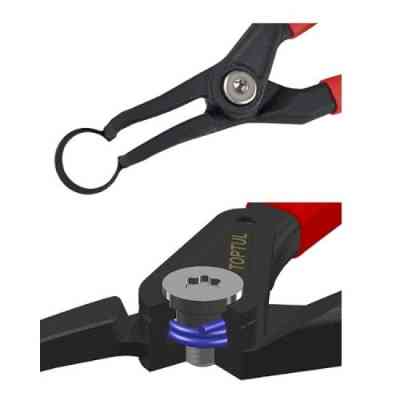 Автомобильный съемник Toptul стопорных колец в 4шт., ложементе (GBAT0403) Винница