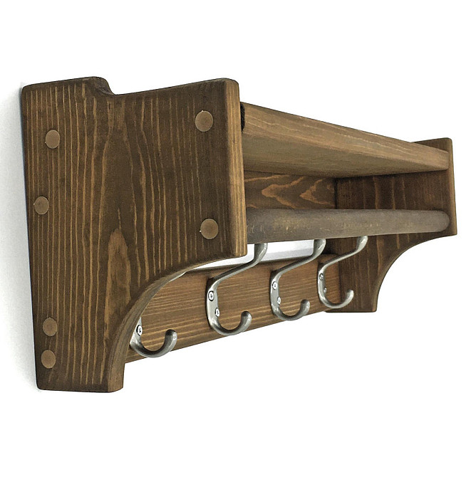 Вішалка для одягу "Гамільтон 4" сепія Миколаїв - фото 1