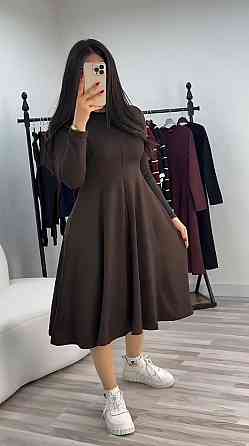 Жіноче стильне вечірнє плаття з двонитки Шоколад, 60/62 Одеса