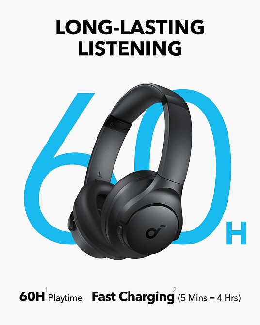 Bluetooth-гарнітура Anker SoundCore Q11i Grey (A3005GA1) ( Сірий ) Харьков - изображение 9