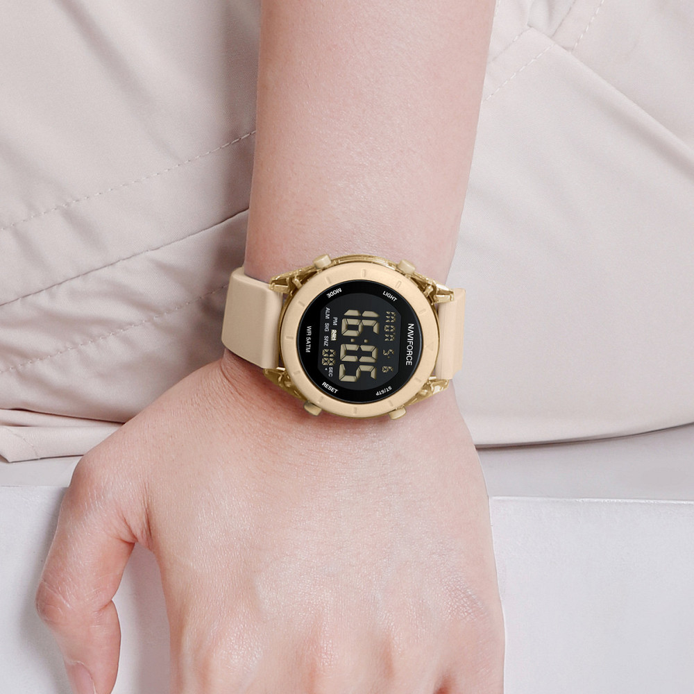 Часы женские кварцевые Naviforce Party Бежевый Киев - изображение 17