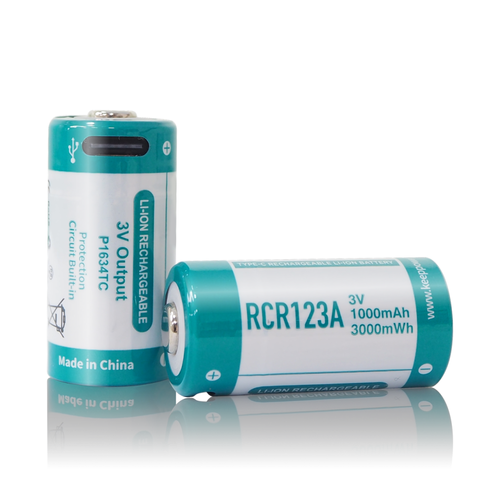 Аккумулятор 16340 Keeppower P1634TC Type-C RCR123A 3В 1000мАч Li-ion Винница - изображение 6