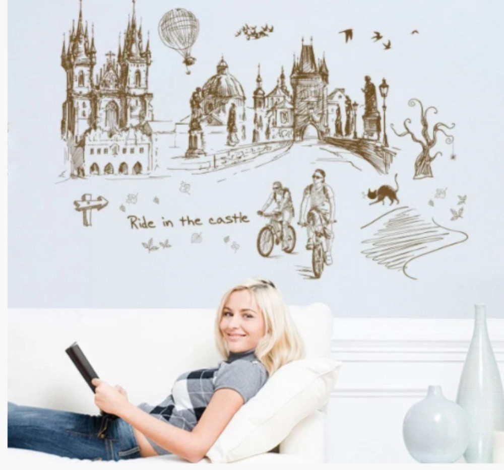 Інтер'єрна наклейка Поїздка до замку Київ - фото 7