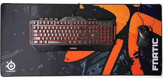 Килимок для миші та клавіатури на стіл SteelSeries Fnatik 900 400 ММ (900х400) Київ