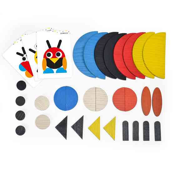 Дерев'яна гра "Фігурна мозаїка" Igroteco 900071, 30 елементів Вінниця