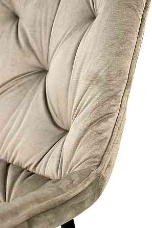 Стілець Прадо чорний/ велюр мокрий пісок Киев