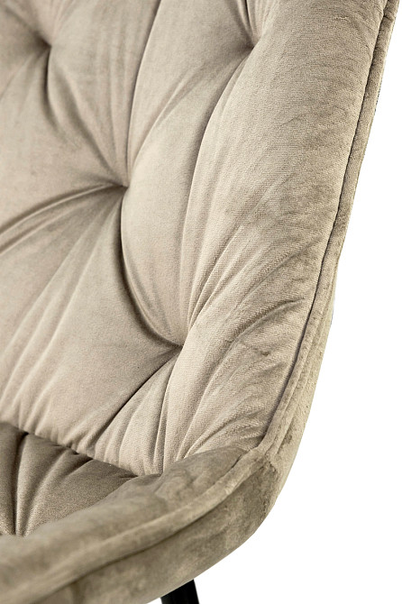 Стілець Прадо чорний/ велюр мокрий пісок Киев - изображение 6