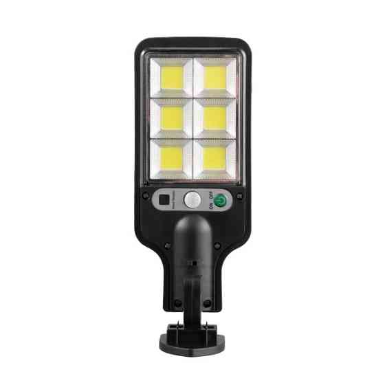 Світильник акумуляторний настінний 6 COB, вуличний, сонячна панель, датчик руху, ДК INTERTOOL LB-0115 Київ