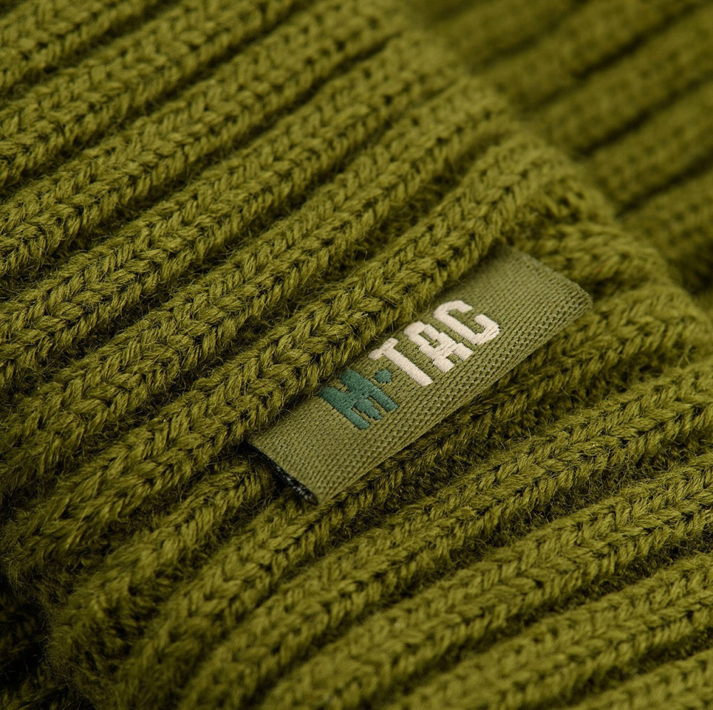 Зимова Шапка з акрилового трикотажу M-Tac "Olive" (40544001) Розмір S/M Нововолинськ - фото 5